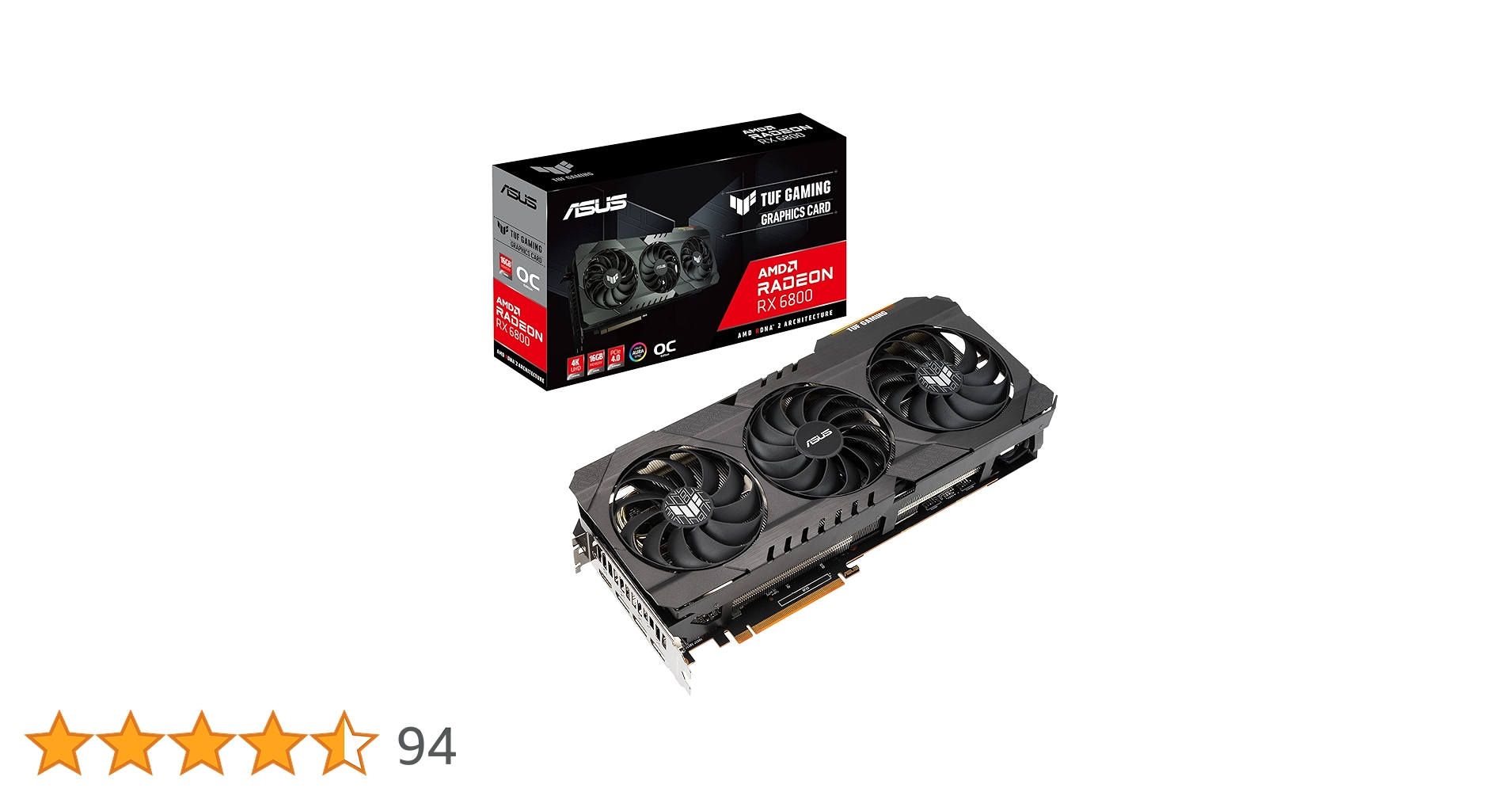 Amazon | Gigabyte ASUS TUF Gaming AMD Radeon™ RX 6800 OC